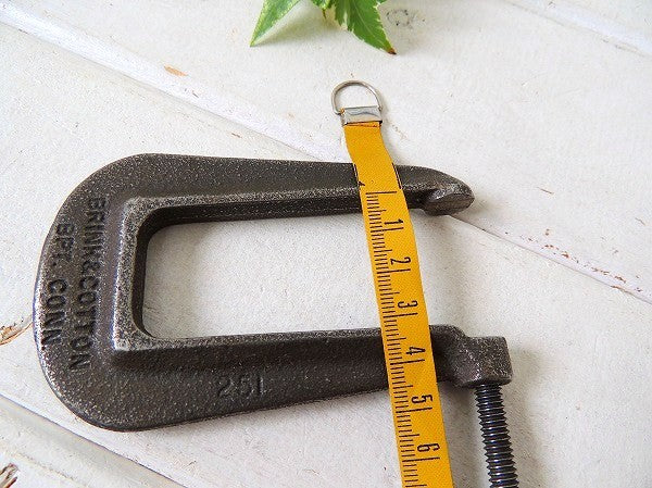 【BRINK&COTTON】ヴィンテージ・シャコ万力/C型クランプ/インダストリアル