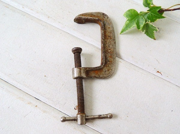 【MALLEABLE IRON】USA・ヴィンテージ・シャコ万力/C型クランプ/インダストリアル