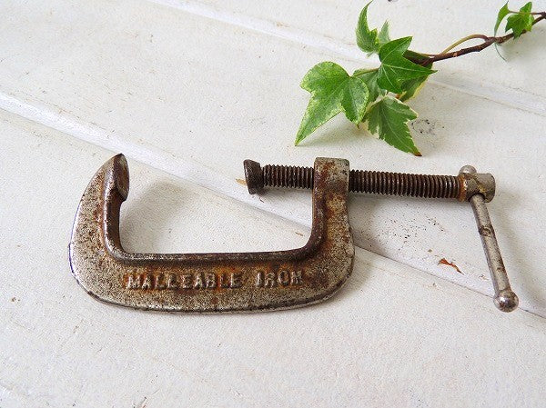 【MALLEABLE IRON】USA・ヴィンテージ・シャコ万力/C型クランプ/インダストリアル
