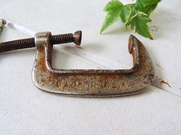 【MALLEABLE IRON】USA・ヴィンテージ・シャコ万力/C型クランプ/インダストリアル