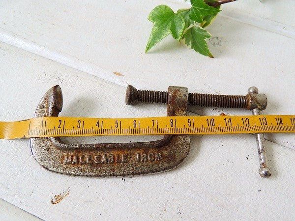 【MALLEABLE IRON】USA・ヴィンテージ・シャコ万力/C型クランプ/インダストリアル