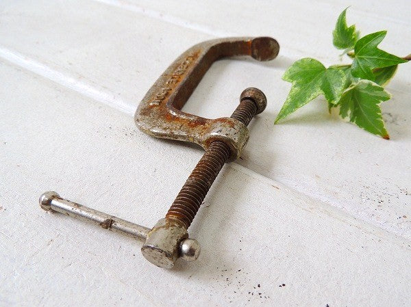 【MALLEABLE IRON】USA・ヴィンテージ・シャコ万力/C型クランプ/インダストリアル