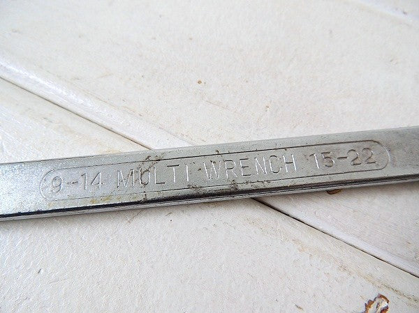 MULTI　WRENCH  自動車&オートバイ ヴィンテージ レンチ&スパナ 工具 USA アメ車 ガレージ雑貨