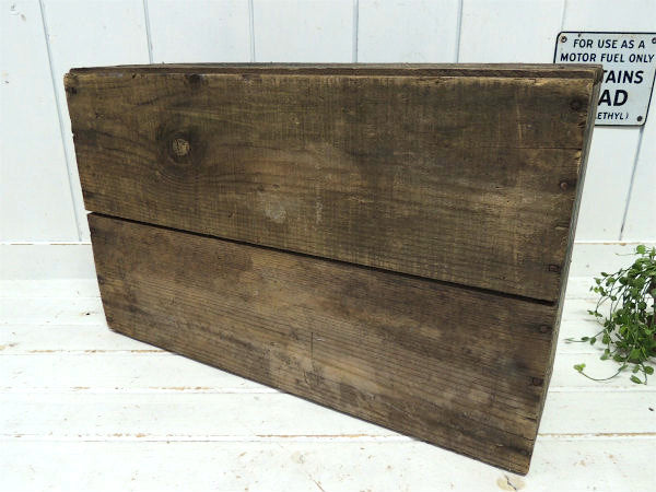 S&W 食品 サンフランシスコ・ヴィンテージ・ウッドボックス・木箱・シャビー・棚 アドバタイジング