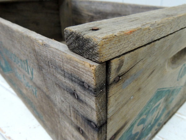 S&W 食品 サンフランシスコ・ヴィンテージ・ウッドボックス・木箱・シャビー・棚 アドバタイジング