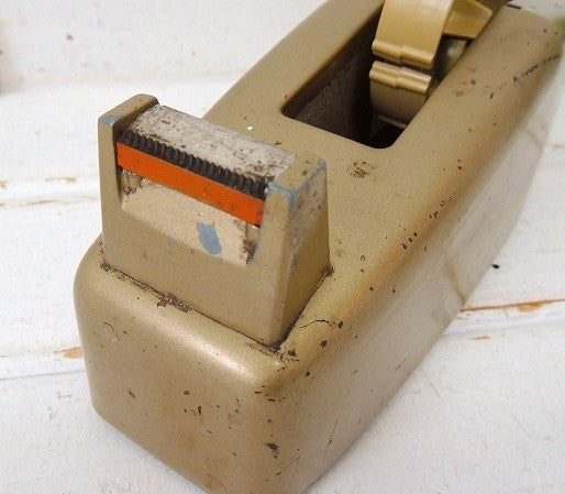 【Scotch】スコッチ・ゴールド色・ヴィンテージ・テープカッター/テープディスペンサー USA