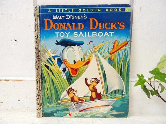 【ドナルドダック&チップとデール】ディズニー・50'sヴィンテージ・絵本/ディズニー絵本