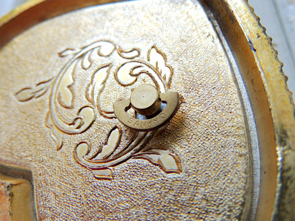 絵画モチーフ・ハート型・オルゴール付き・ヴィンテージ・脚付き・ジュエリーボックス・宝石箱・里帰り品