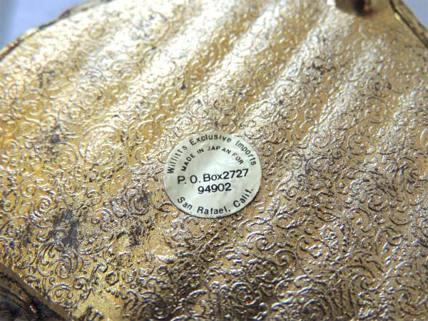 絵画モチーフ・ハート型・オルゴール付き・ヴィンテージ・脚付き・ジュエリーボックス・宝石箱・里帰り品