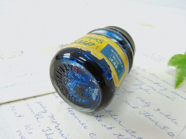 【SHEAFFER/シェーファー】Skrip・ガラス製・ヴィンテージ・インクボトル/ガラス瓶 USA