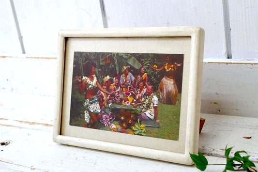 美女 ポリネシアンガール・サモア・タヒチ・ハワイ ヴィンテージ・ポストカード ハガキ・絵葉書