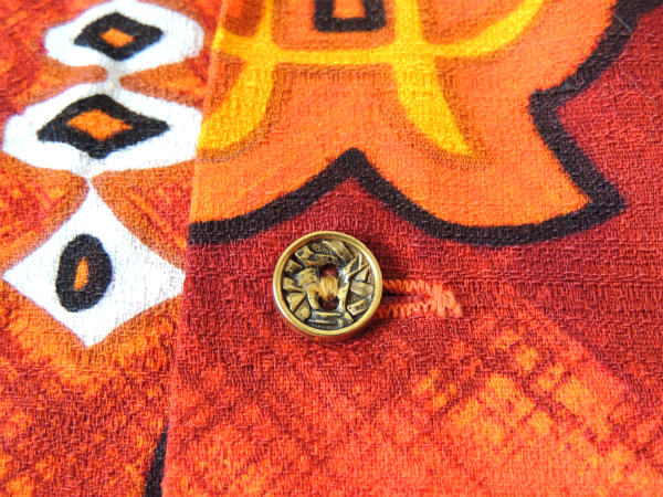 Ja Ja Fashions ペトログリフ柄 ヴィンテージ アロハシャツ ハワイアンシャツ 古着 S