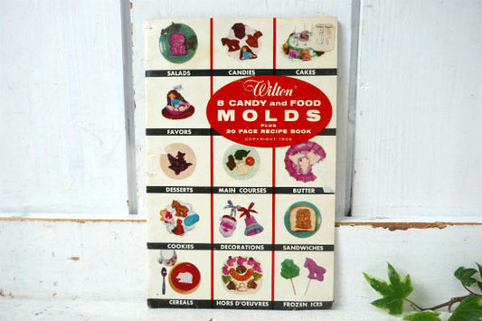 Wilton モールド 50s ビンテージ レシピブック レシピ本 お菓子作り USA 印刷物
