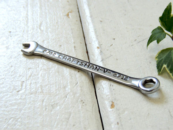 クラフトマン 5/32 CRAFTSMAN 3/16 ヴィンテージ  コンビネーションレンチ 工業系