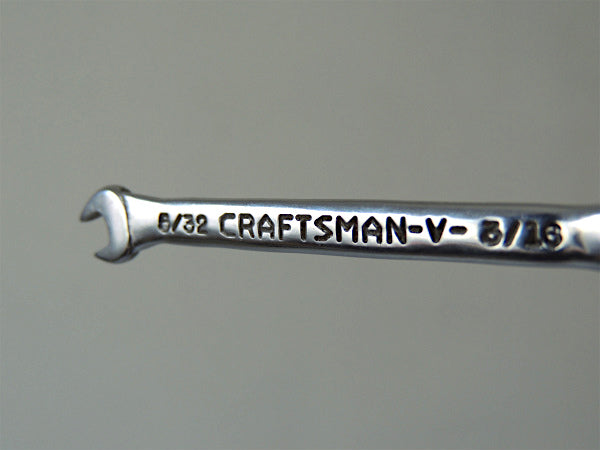 クラフトマン 5/32 CRAFTSMAN 3/16 ヴィンテージ  コンビネーションレンチ 工業系