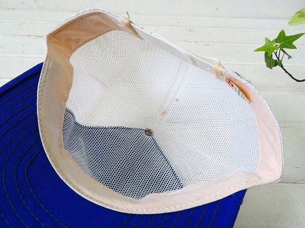 【PEPSI/ペプシ/刺繍ワッペン】ビンテージ・メッシュキャップ・デッドストック・US