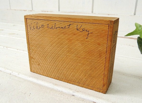 【EBERHARD FABER】クレヨンのアンティーク・ウッドボックス/木箱・USA