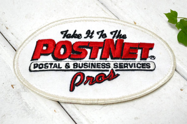 POSTNET ポストネット アメリカ合衆国 郵便公社 ヴィンテージ 刺繍 ワッペン アクセサリー USA