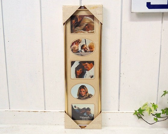 【Intercraft】ゴールドフレーム・デッドストック未使用・ヴィンテージ・フォトフレーム/額縁