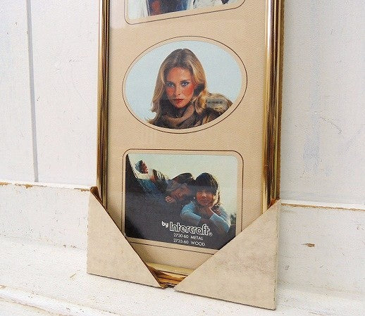 【Intercraft】ゴールドフレーム・デッドストック未使用・ヴィンテージ・フォトフレーム/額縁