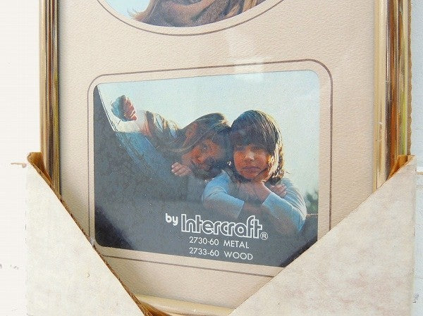 【Intercraft】ゴールドフレーム・デッドストック未使用・ヴィンテージ・フォトフレーム/額縁