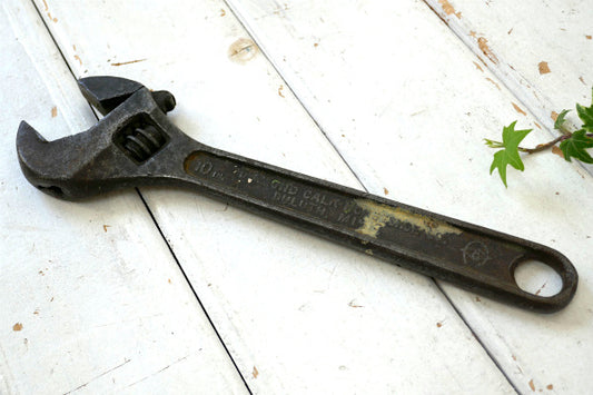 10IN DIAMOND CALK ヴィンテージ DIY 工具・モンキーレンチ・レンチ USA
