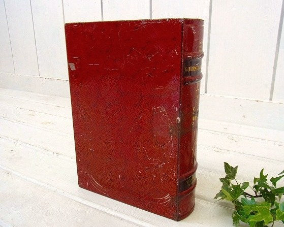 ホーランド製・ブック型・アンティーク・クッキー缶/ティン缶