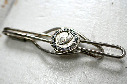 US シカゴ万国博覧会 装飾 アール・デコ タイピン ヴィンテージ タイバー マネークリップ