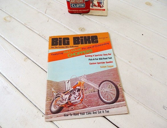 【Septe1970・BiG BiKe】MAGAZINE ・ビンテージ・オートバイ雑誌・USAバイク