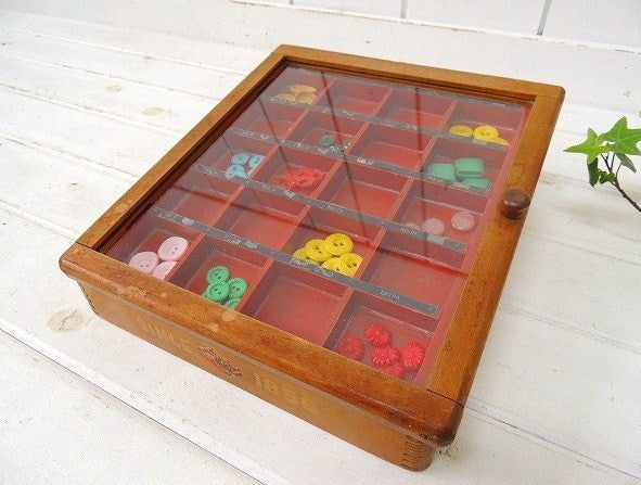 ガラスケース エスターブルック 万年筆 ・店頭用・アンティーク・ディスプレイケース ショーケース