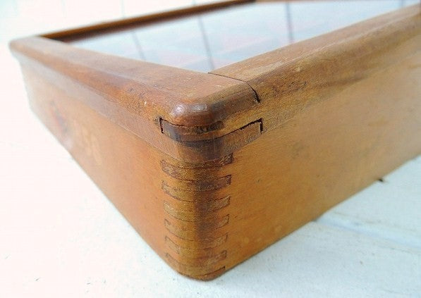 ガラスケース エスターブルック 万年筆 ・店頭用・アンティーク・ディスプレイケース ショーケース