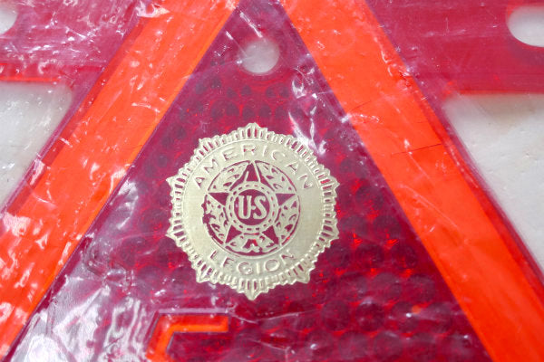 AMERICAN LEGION デッドストック US 自転車 70s ビンテージ 反射板 パーツ