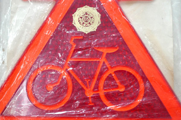 AMERICAN LEGION デッドストック US 自転車 70s ビンテージ 反射板 パーツ