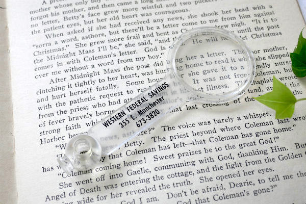 WESTERN FEDERAL SAVINGS 銀行 ノベルティ ヴィンテージ ルーペ 虫眼鏡 US