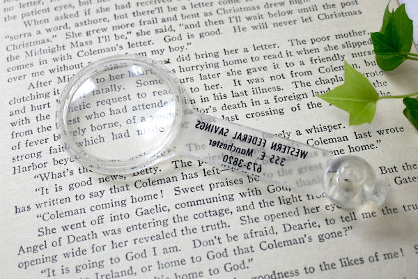 WESTERN FEDERAL SAVINGS 銀行 ノベルティ ヴィンテージ ルーペ 虫眼鏡 US