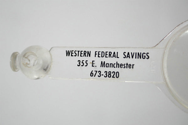 WESTERN FEDERAL SAVINGS 銀行 ノベルティ ヴィンテージ ルーペ 虫眼鏡 US