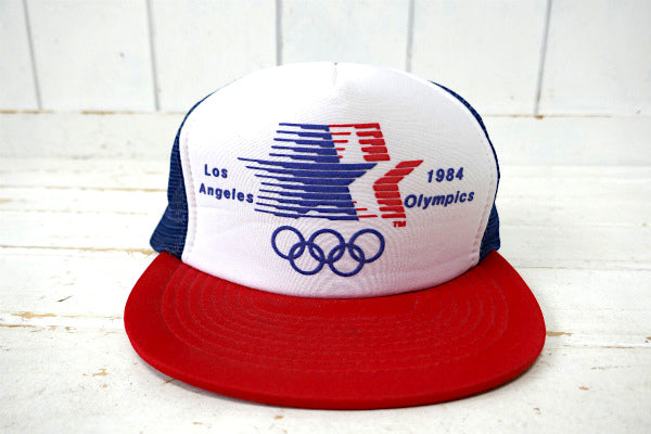 80's ロサンゼルス オリンピック ビンテージ メッシュキャップ トラッカーハット 帽子 キャップ