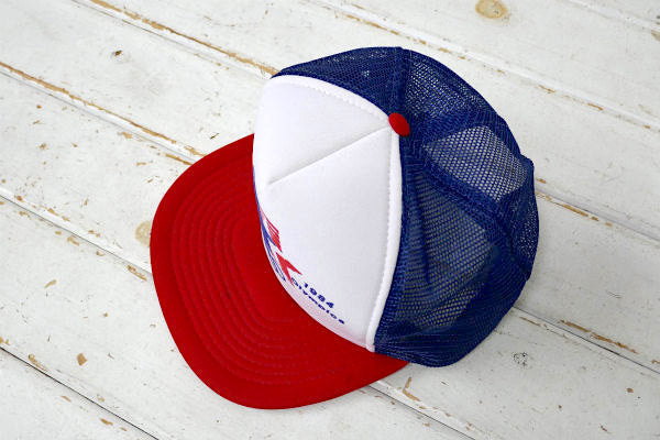 80's ロサンゼルス オリンピック ビンテージ メッシュキャップ トラッカーハット 帽子 キャップ