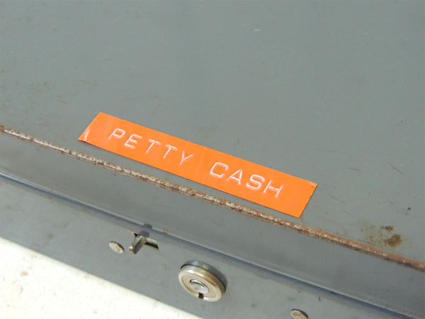 PETTY CASH・工業系・ヴィンテージ・キャッシュボックス・金庫&書類ケース・スチールケース