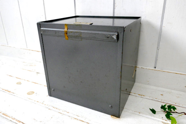 SMITH VICTOR 工業系 3段式 カバー付き ヴィンテージ 書類ケース 書類棚 書類チェスト