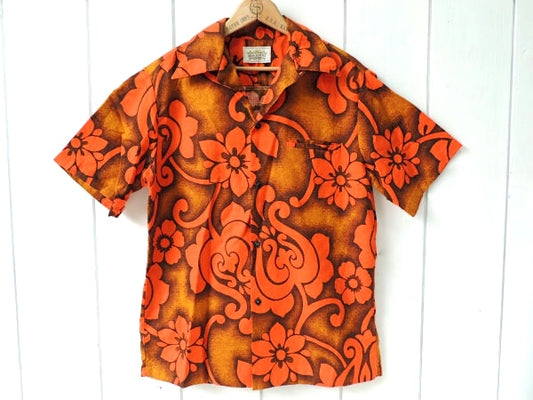 MALIHINI HAWAII マリヒニ 60s ヴィンテージ アロハシャツ ハワイアンシャツ 古着