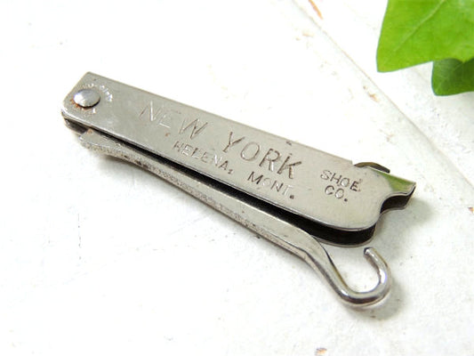 NY・1903・ニューヨーク ビンテージ・ボタンフック ブーツフック アドバタイジング US