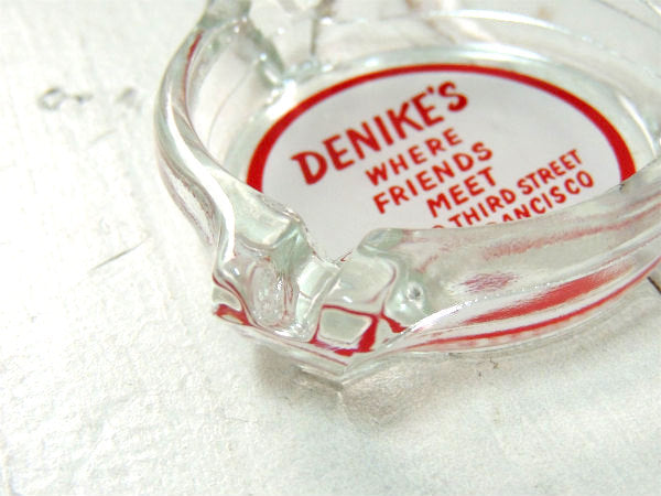 DENIKE'S カリフォルニア・サンフランシスコ・老舗ダイナー ビンテージ・アドバタイジング・灰皿