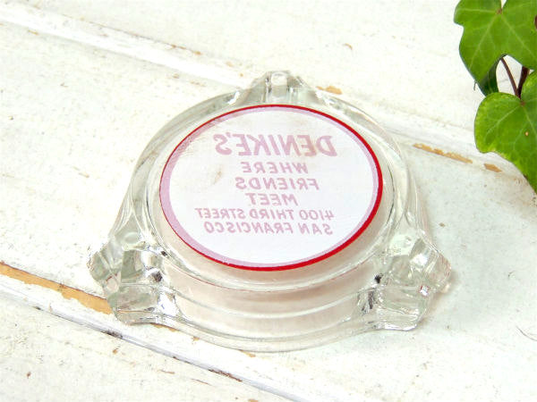 DENIKE'S カリフォルニア・サンフランシスコ・老舗ダイナー ビンテージ・アドバタイジング・灰皿