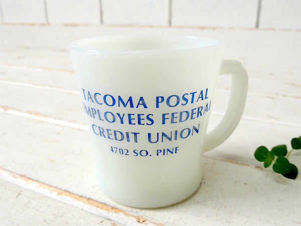 【TACOMA POSTAL】ファイヤーキング・Dハンドル・ビンテージ・マグカップ・アドマグ・食器