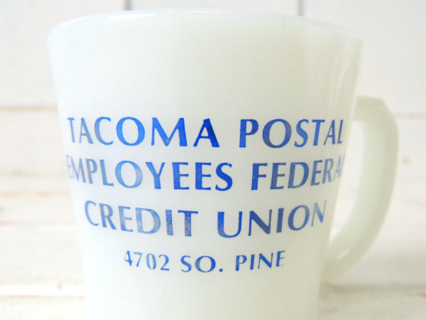 【TACOMA POSTAL】ファイヤーキング・Dハンドル・ビンテージ・マグカップ・アドマグ・食器