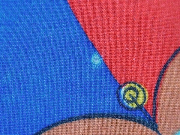 【ミッキー&フレンズ】ディズニー・飛行船・ヴィンテージ・ユーズドシーツ(フラット)USA