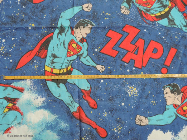 スーパーマン 1978年・アメコミ ヒーロー・ヴィンテージ・ユーズドシーツ(ボックスタイプ)