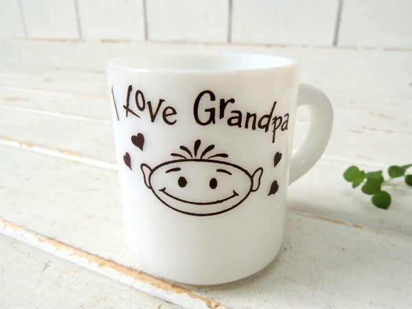 【ヘーゼルアトラス】I Love Grandpa・ビンテージ・マグカップ・敬老の日・グランパ・食器