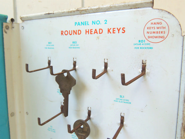 クローバー KEY ヴィンテージ・鍵・キーフック・ディスプレイラック・工業系・店内装飾・US